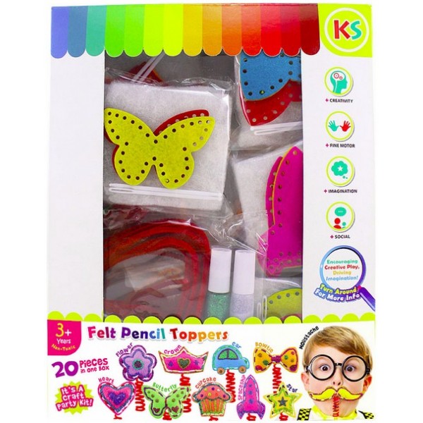 Felt Pencil Topper Party Kit Pack of 20